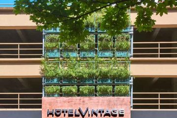 Hotel Vintage Seattle, one of 66 boutique hotels in 35 cities that are part of the Kimpton brand. (Photo courtesy of Kimpton Hotels)