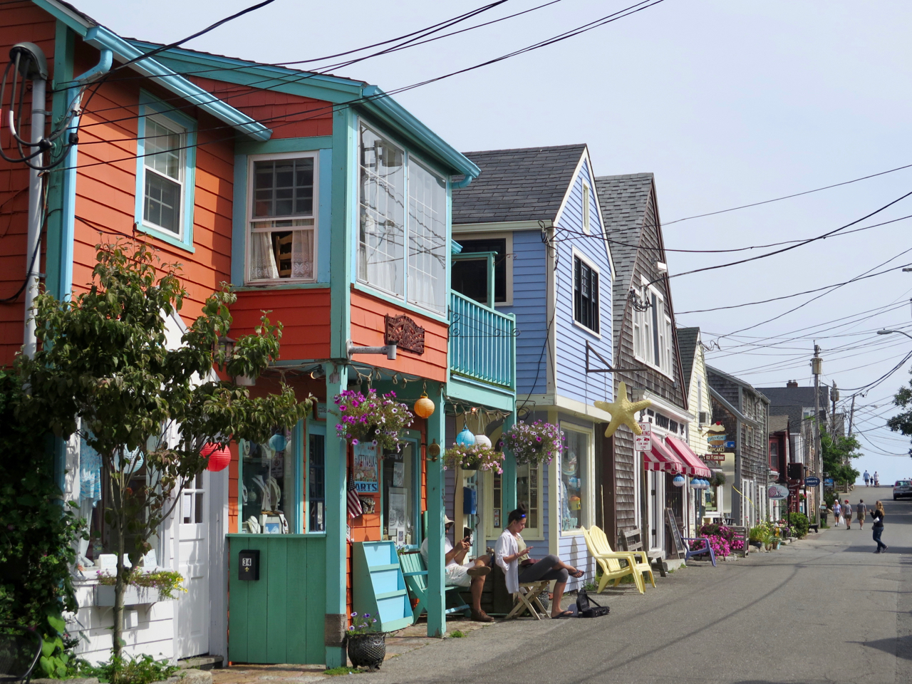 The arts colony on Bearskin Neck in Rockport Mass is just minutes from this traditiona New England seaside inn.