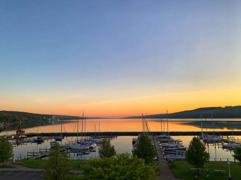 Most popular posts #2 -View of Seneca Lake from the Watkins Glen Harbor Hotel